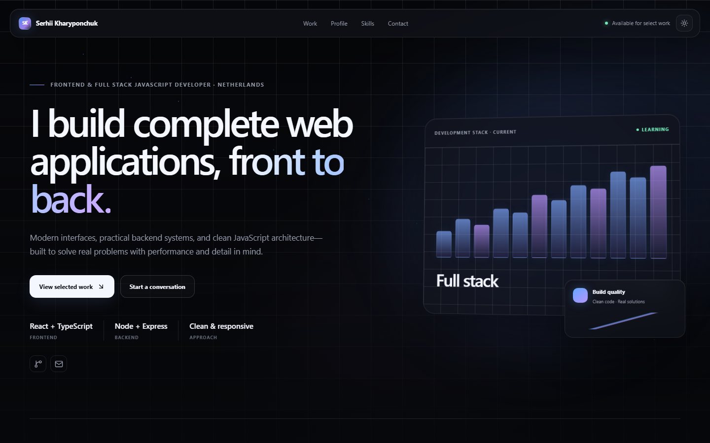 Developer Portfolio
